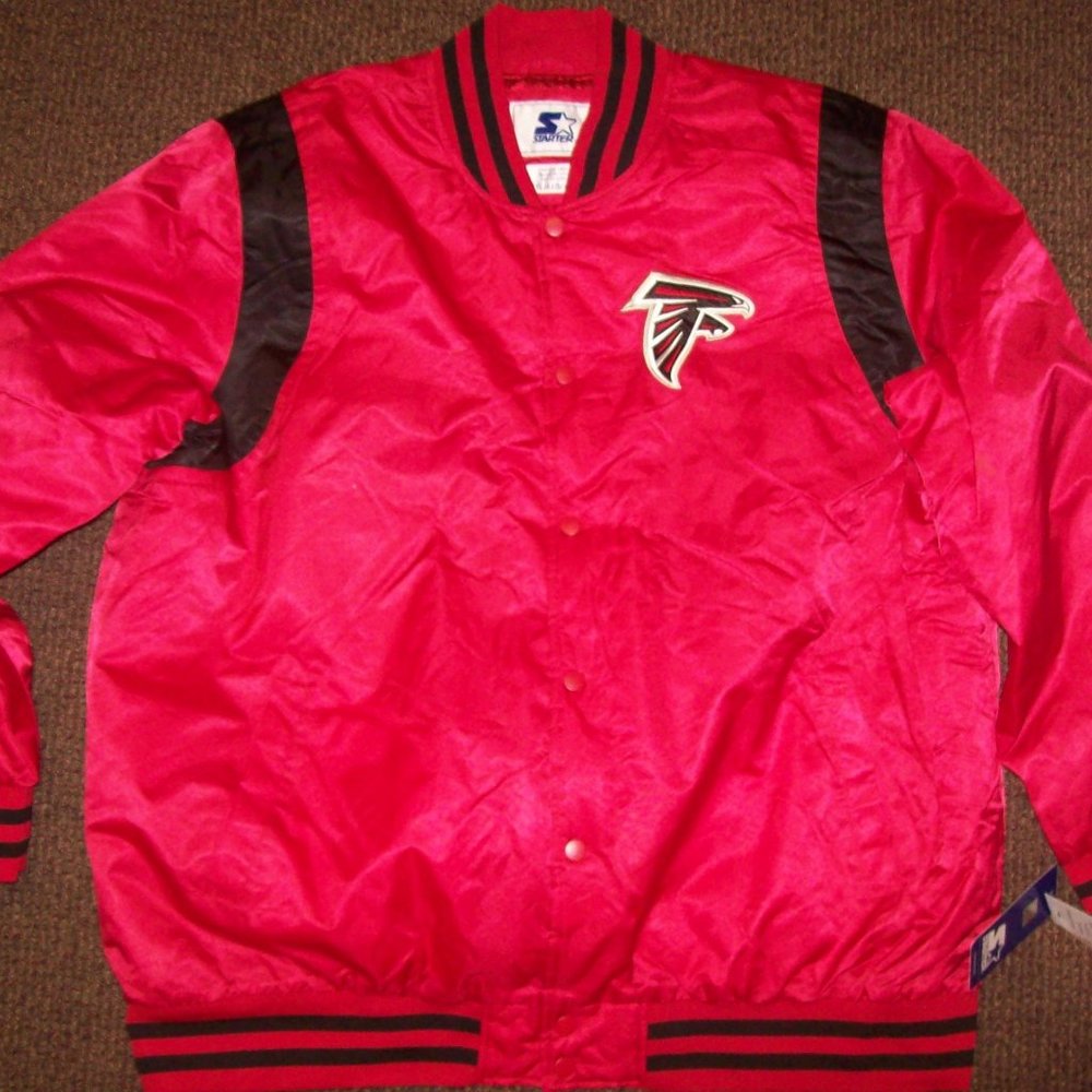 ATLANTA FALCONS STARTER Snap Down Jacket RED 4X